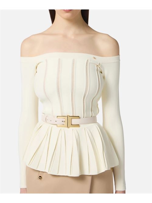 Belt with logo buckle ELISABETTA FRANCHI | CT57S57E2.DZ9